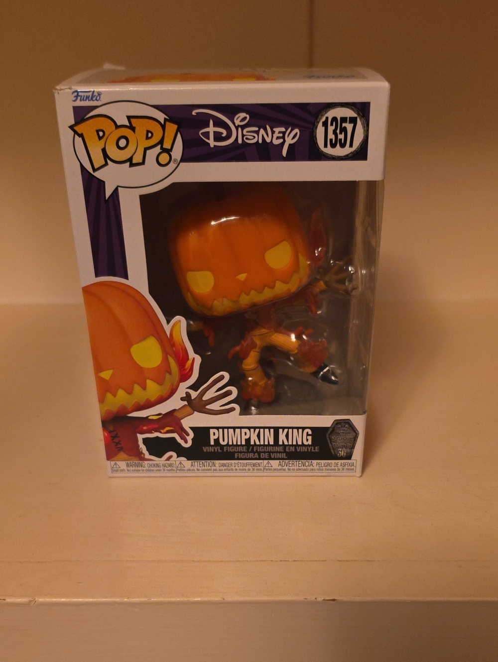 Funko Pumpkin King Vinyl Figure - Orange & Yellow